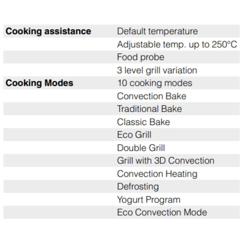 Hafele Built In Oven DIAMOND 77 BIO - Image 2