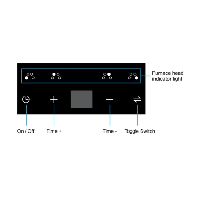 Hafele 3 Burner Hob Cronus Series CRONUS 378 - Image 5