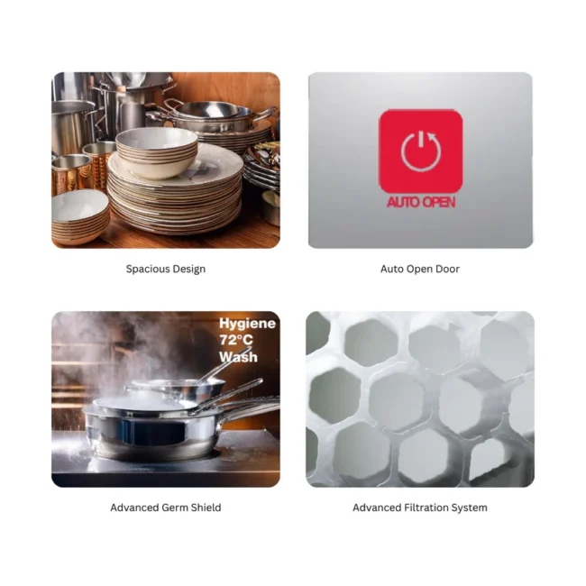 Hafele Semi Built in Dishwasher ACERO 15PS - Image 3